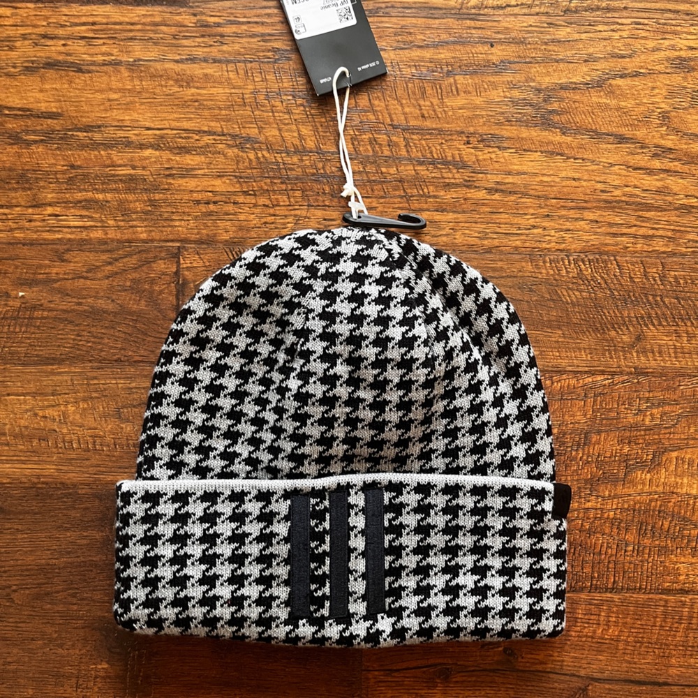 Adidas Ivy Park Checkered Beanie